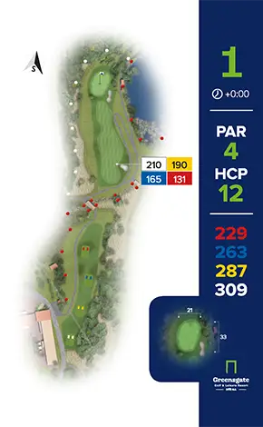 Greensgate Golf & Leisure Resort - Birdie karta 03
