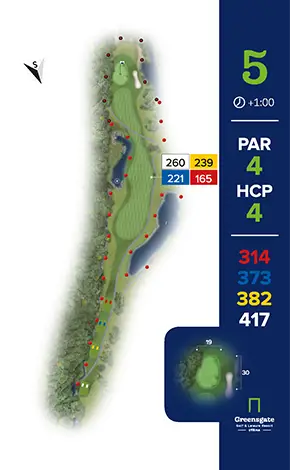 Greensgate Golf & Leisure Resort - Birdie karta 07