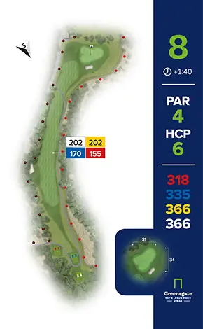 Greensgate Golf & Leisure Resort - Birdie karta 10