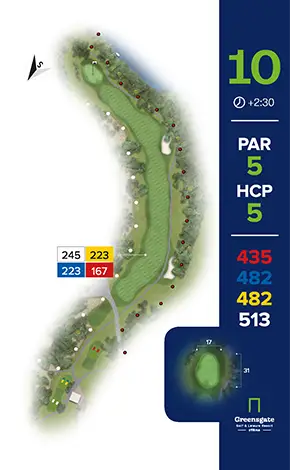Greensgate Golf & Leisure Resort - Birdie karta 12