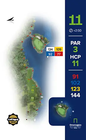 Greensgate Golf & Leisure Resort - Birdie karta 13