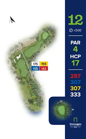 Greensgate Golf & Leisure Resort - Birdie karta 14