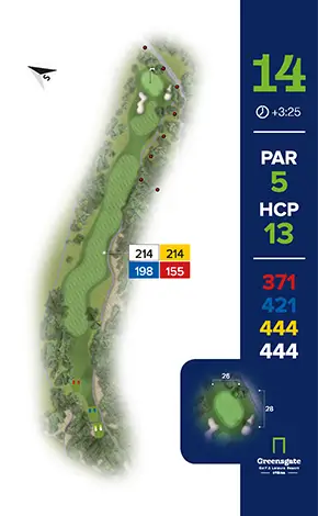 Greensgate Golf & Leisure Resort - Birdie karta 16