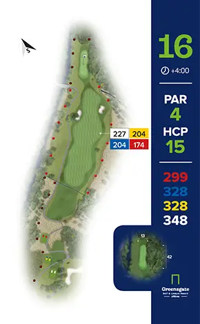 Greensgate Golf & Leisure Resort - Birdie karta 18