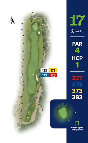 Greensgate Golf & Leisure Resort - Birdie karta 19