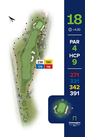 Greensgate Golf & Leisure Resort - Birdie karta 20